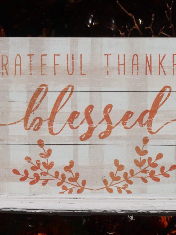 Being grateful